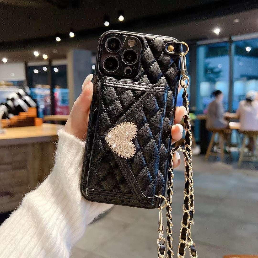 RAMODO Love Diamond Messenger Phone Case
