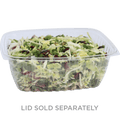 World Centric 64 oz Rectangular Deli, Clear (QTY:400)