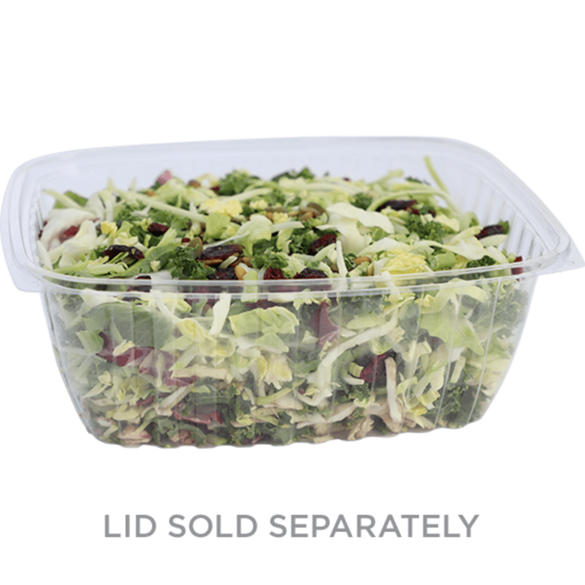 World Centric 64 oz Rectangular Deli, Clear (QTY:400)