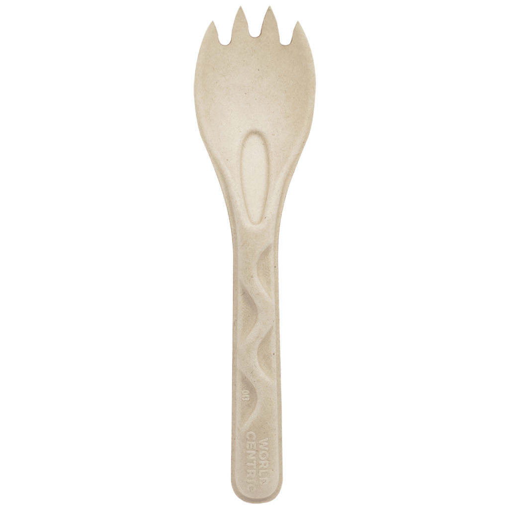 World Centric 6" Fiber Spork (QTY:1000)