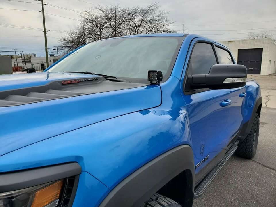 2019+ RAM 1500 TRX Hood Mount/Ditch Lights/Pillars