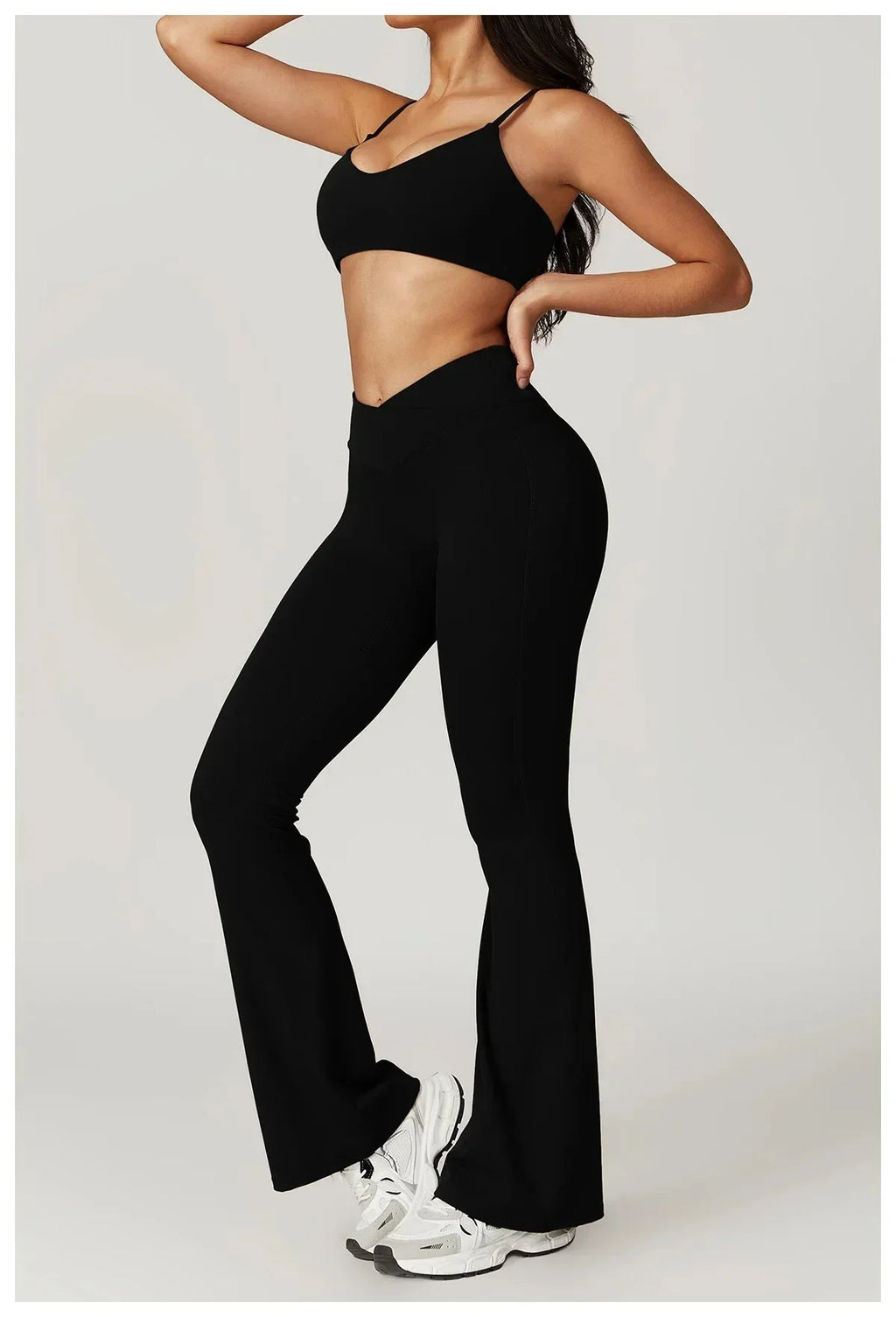 Women's Wide Leg High Waist Yoga Set