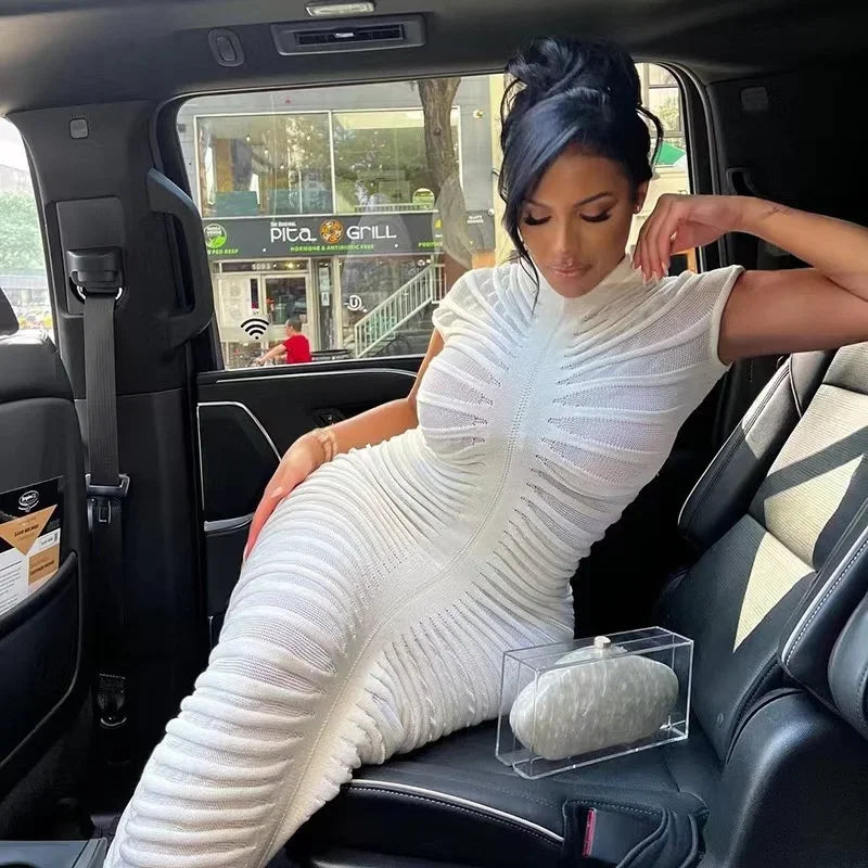 Sherri Sheer Maxi Bodycon Dress
