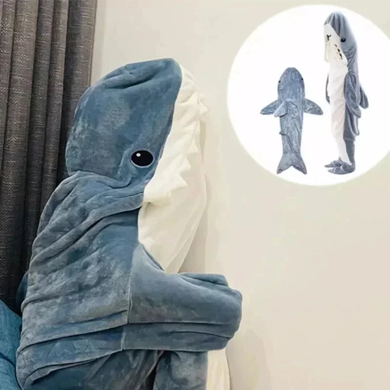 TikTok Kids Shark Blanket Onesie
