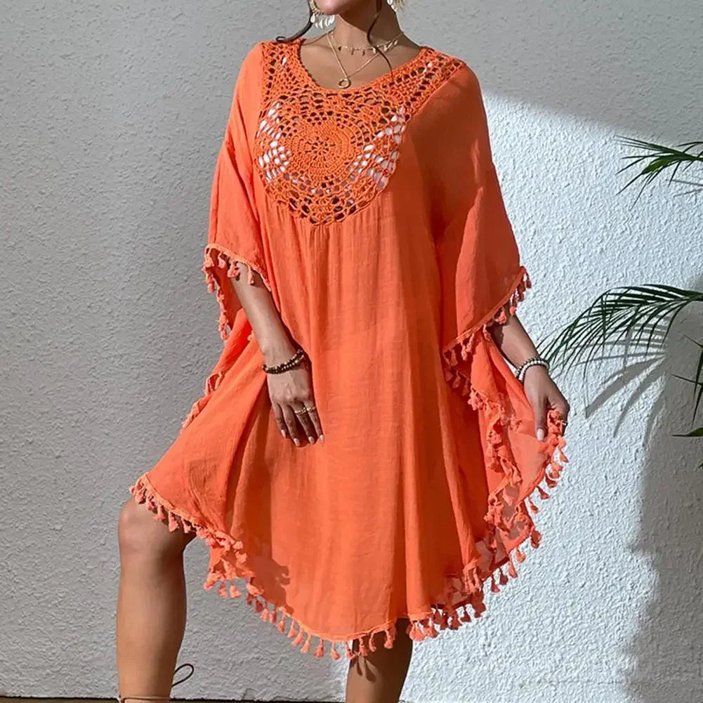 Nadia Fringed Bikini Cover Up