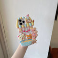 Kawaii 3D Cartoon Rilakkuma Dessert Story Chef Bear Phone Case