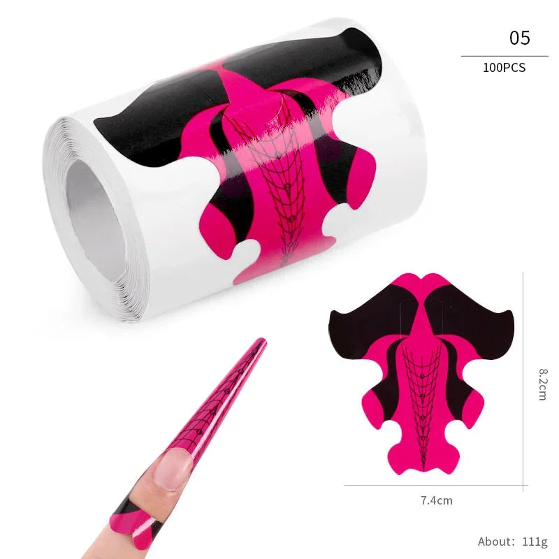 French Nail Tips Nail Sticker 100pcs