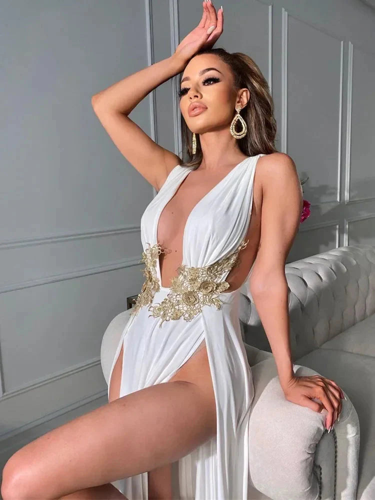 Mykonos Resort Maxi Dress
