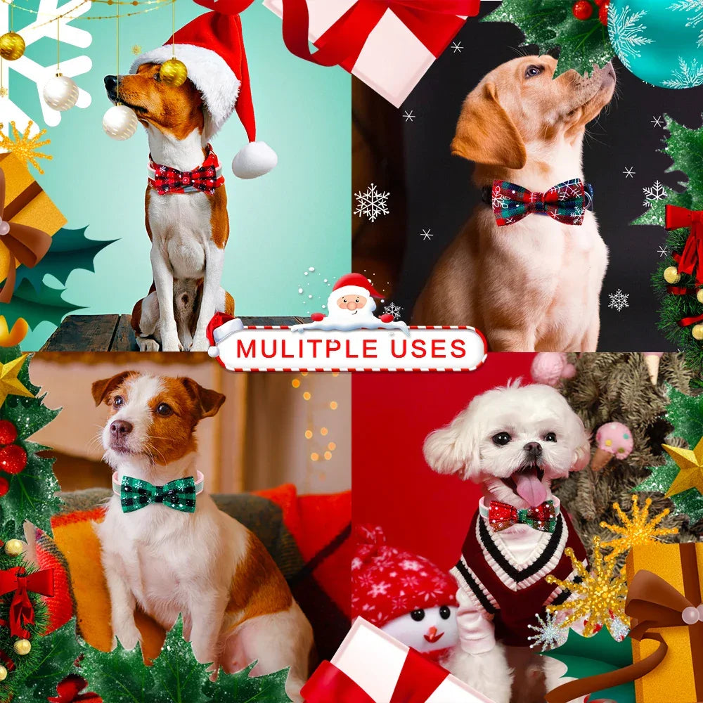 Xmas Puppy Bows