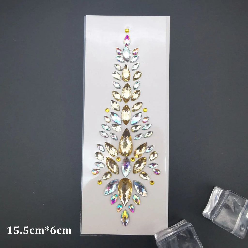 EDM 3D Crystal Stickers