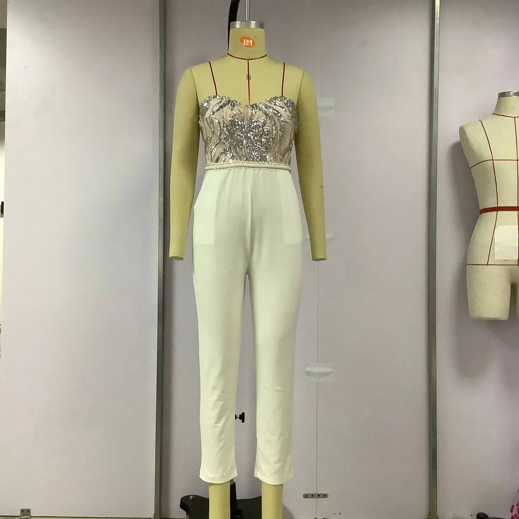 Bold Fashion Sequin Jumpsuit