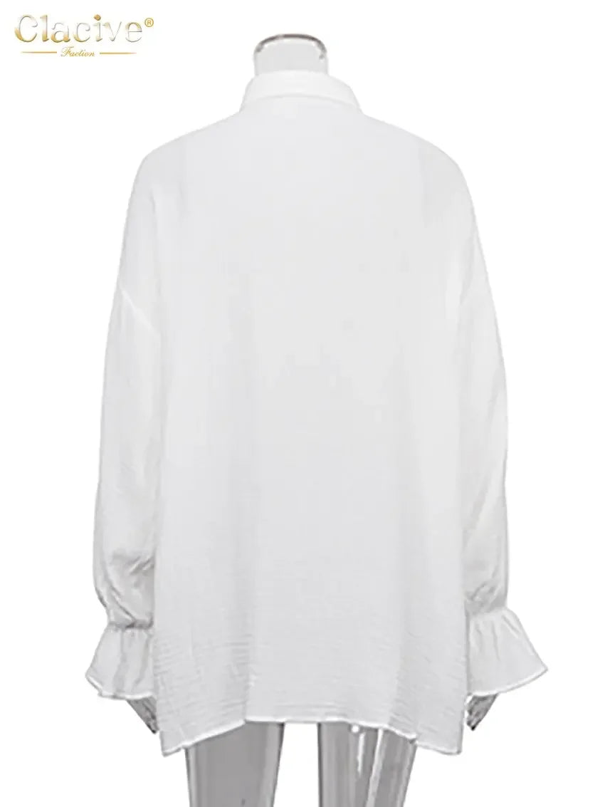 White Office Blouse 100%Cotton
