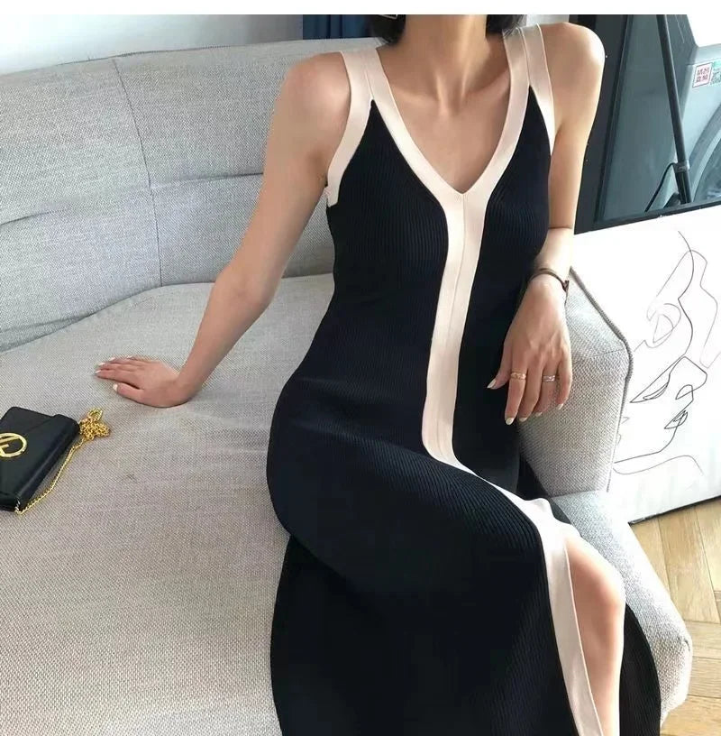 Classic Black Summer Maxi Dress