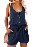 Casual Sleeveless Jumpsuit