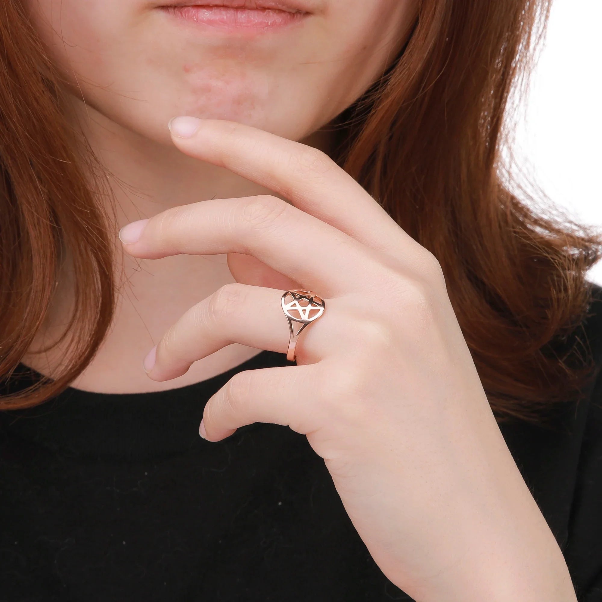 Pentacle Stainless Steel Rings