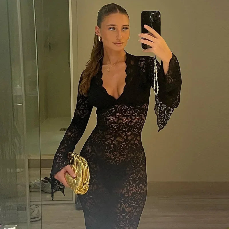 Lace Maxi Dress