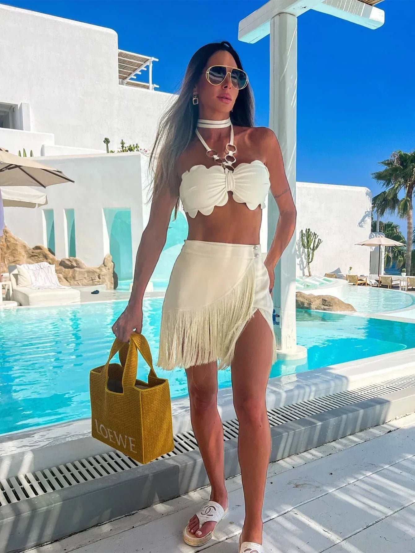 Britany Beach Bandeau & Skirt Set