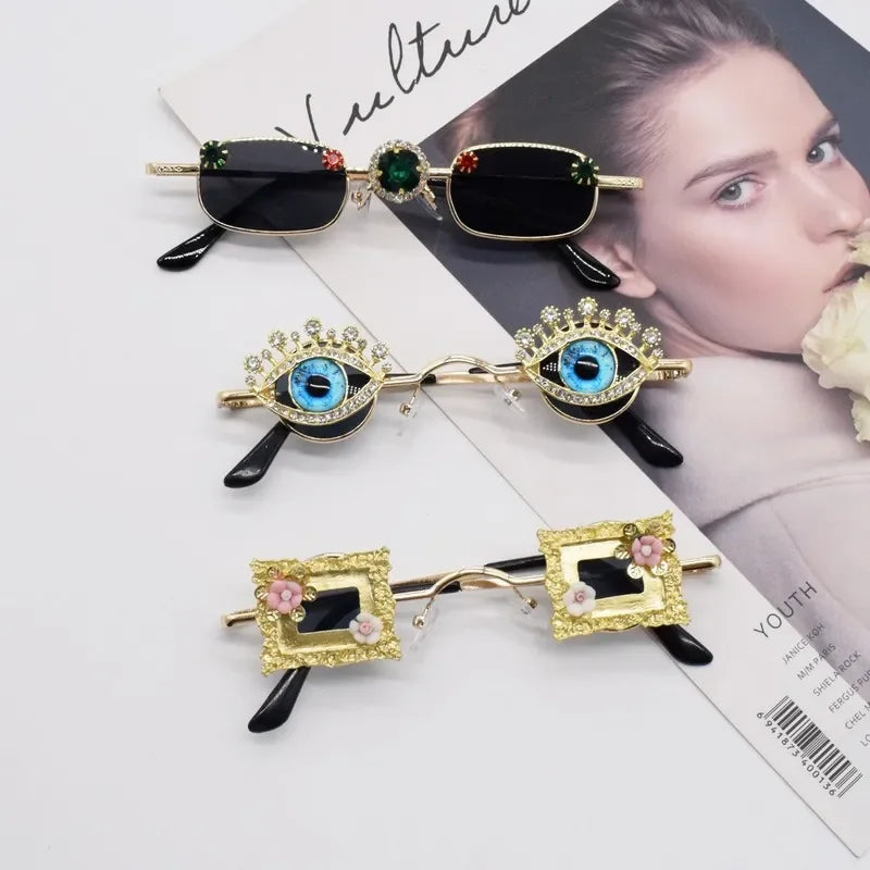 LUXLIFE Steampunk Petite Sunglasses