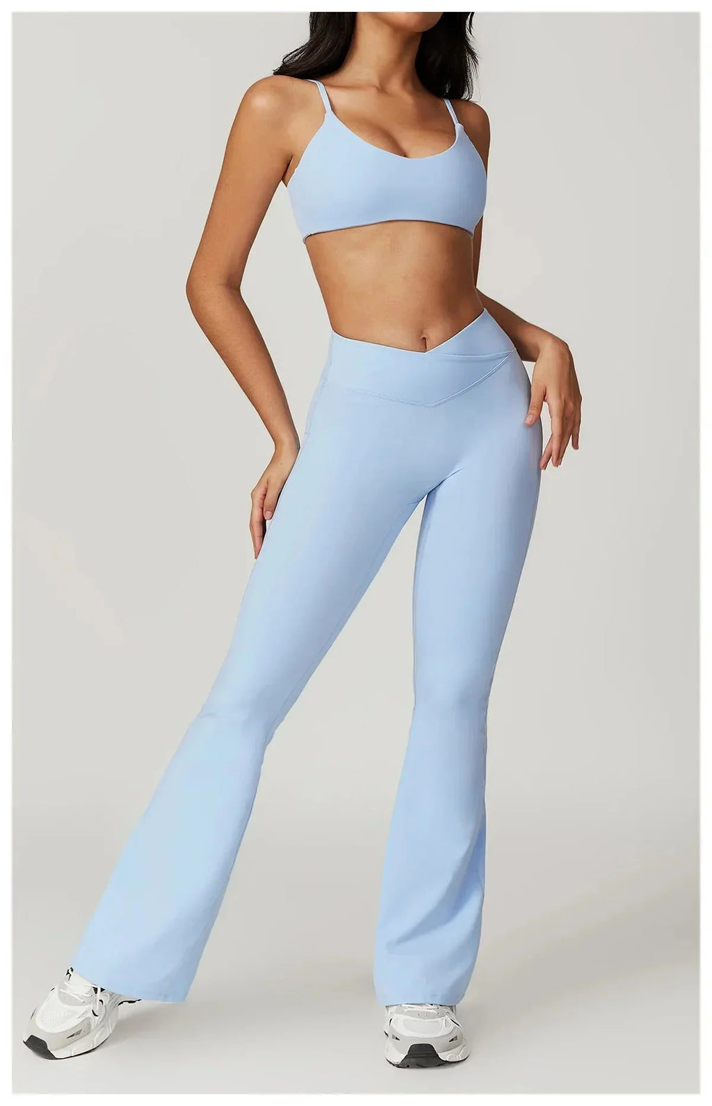 Women's Wide Leg High Waist Yoga Set