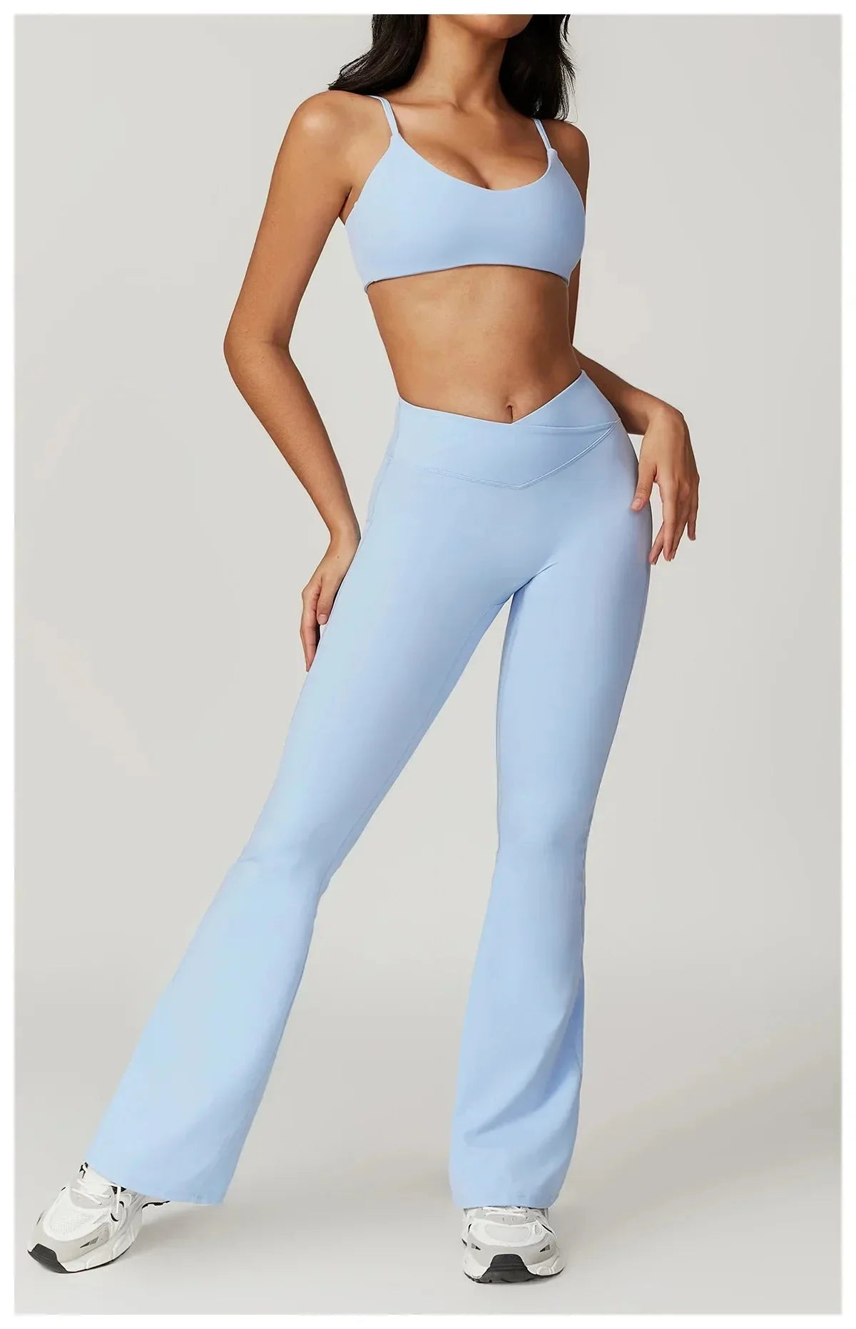 Women's Wide Leg High Waist Yoga Set