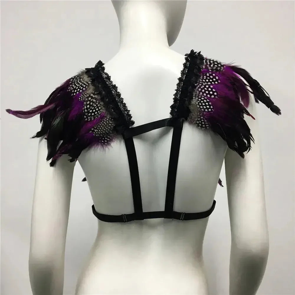Music Festival LUX Feather Top