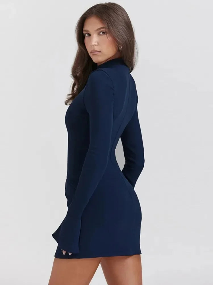 Uptown Long Sleeve Bodycon Dress