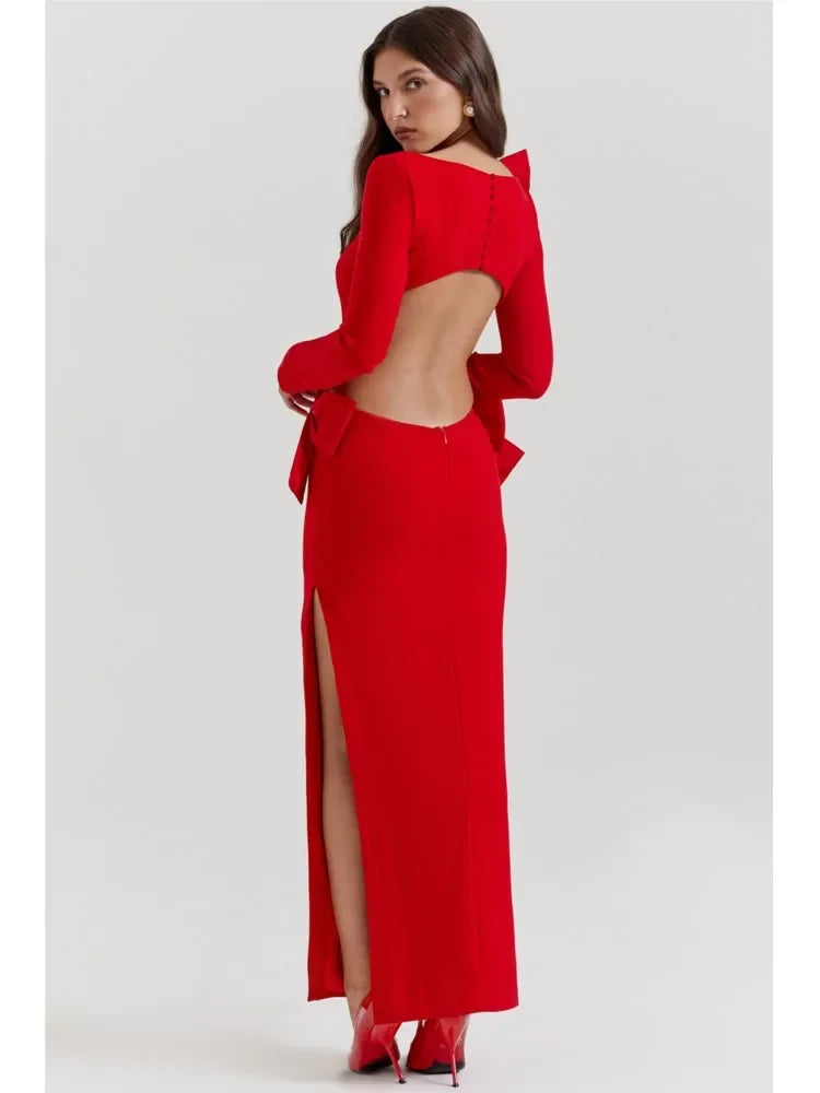 Cupid Backless Maxi Gown
