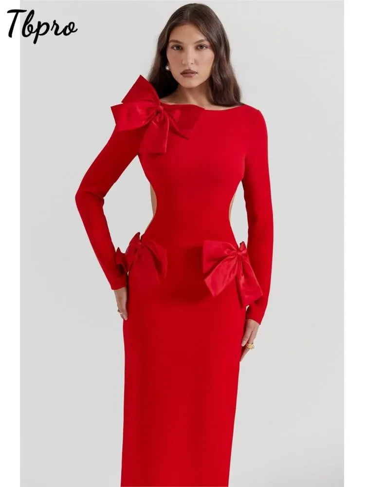 Cupid Backless Maxi Gown