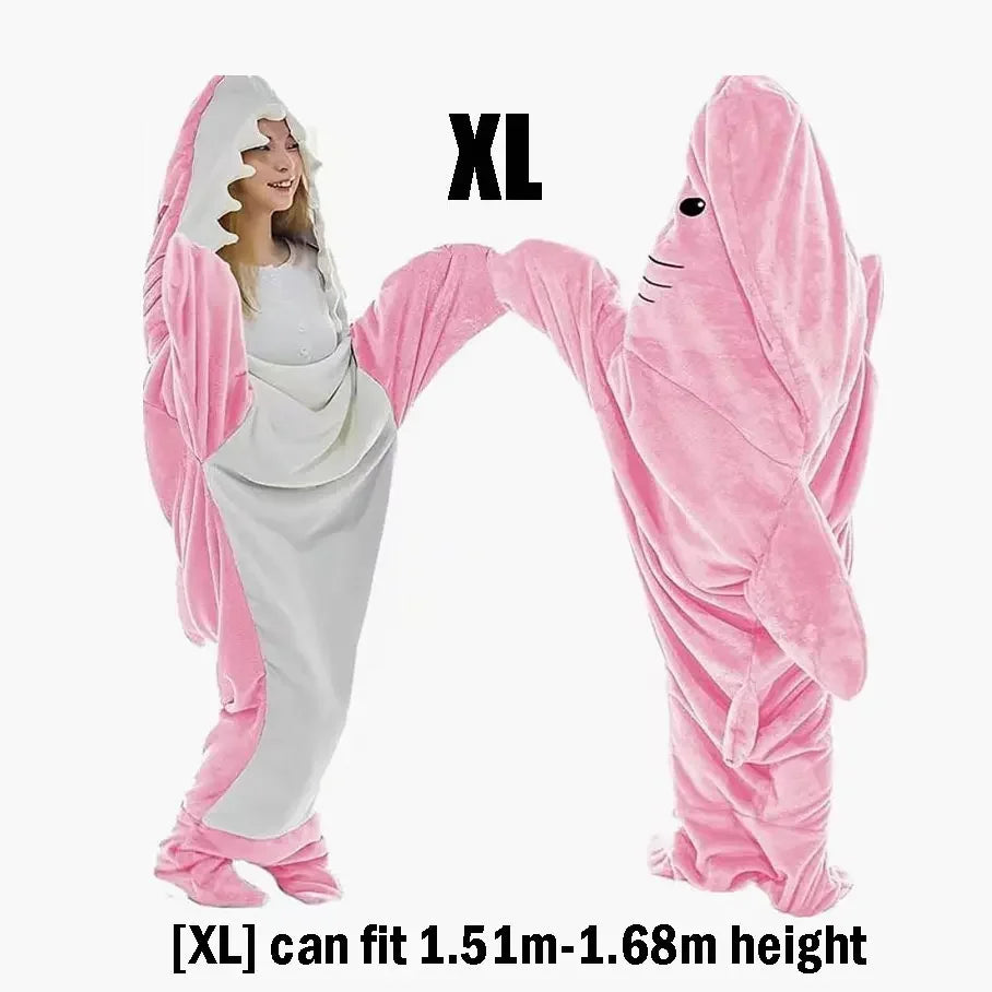 TikTok Kids Shark Blanket Onesie