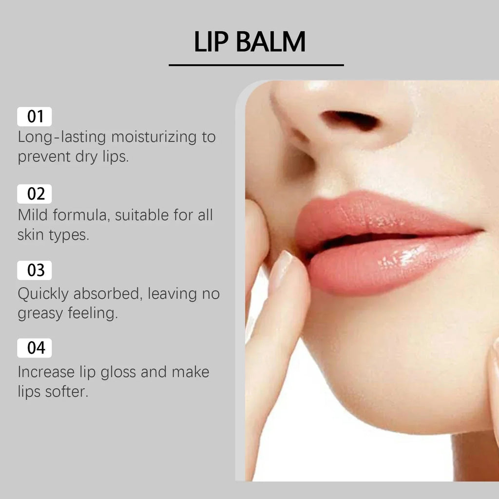 Lip Balm Deep Moisturizing Reduce Lip Lines Removal Dead Skin Exfoliating Anti Dry Long Lasting Nourishment Daily Care Lip Balm
