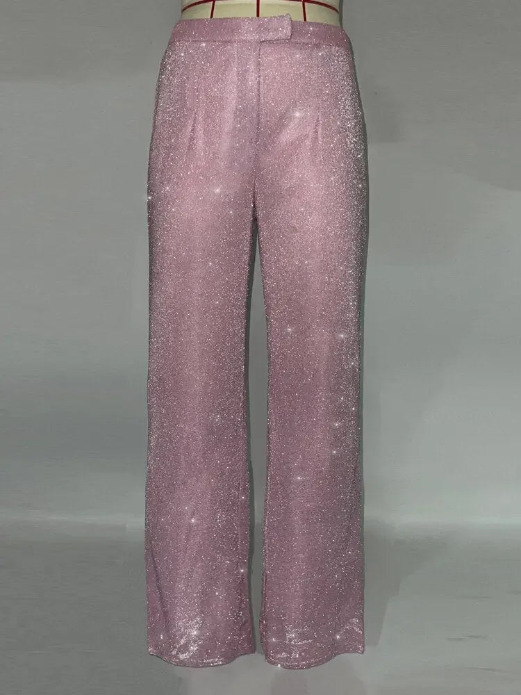 Glitz Blazer & Pants Matching Set