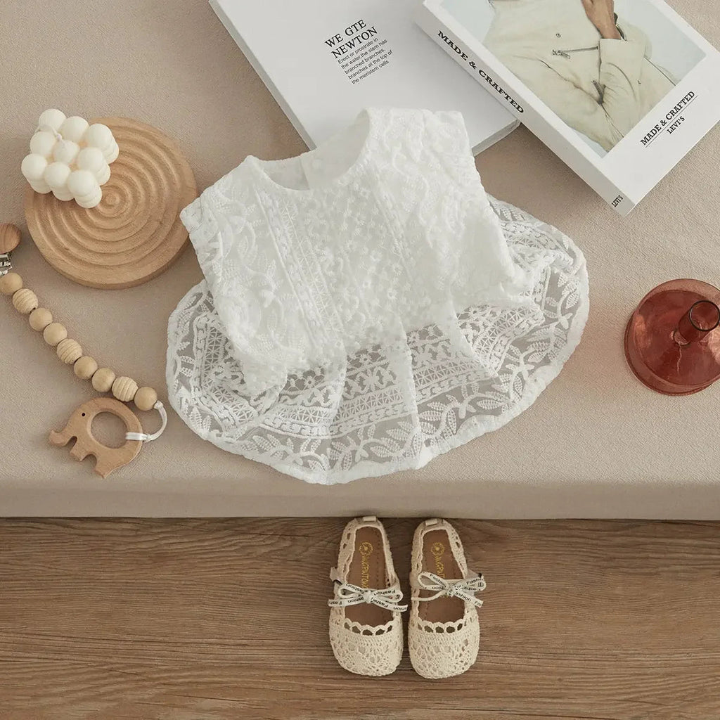 LUX BABY Flower Lace Romper Jumpsuits 0-24M