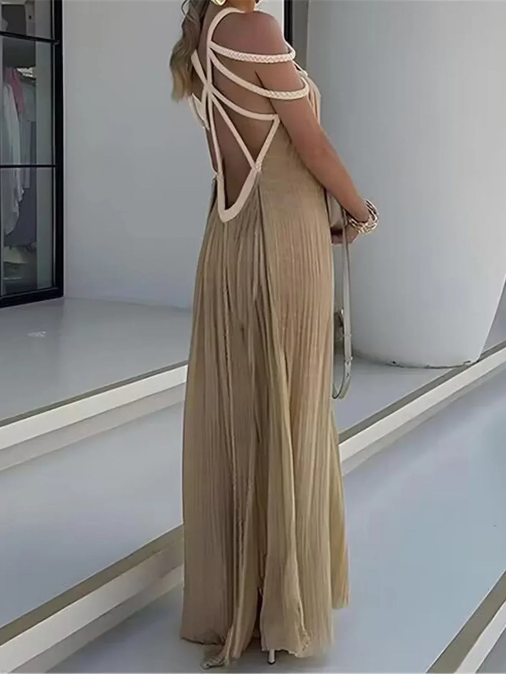 Lux Crochet Knit Beach Dress