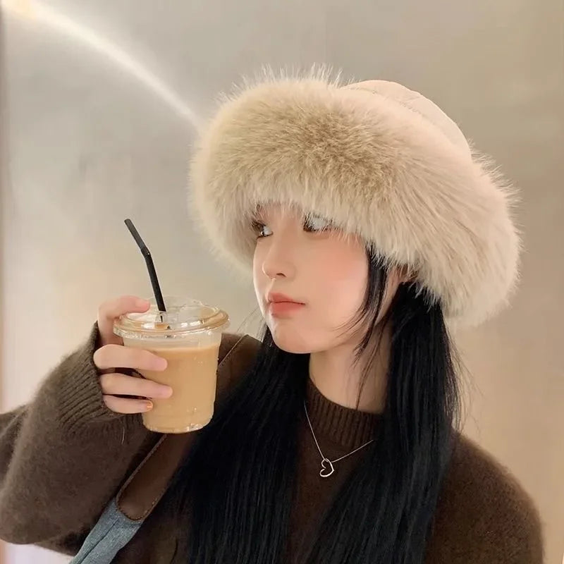 Rabbit Fur Winter Hat
