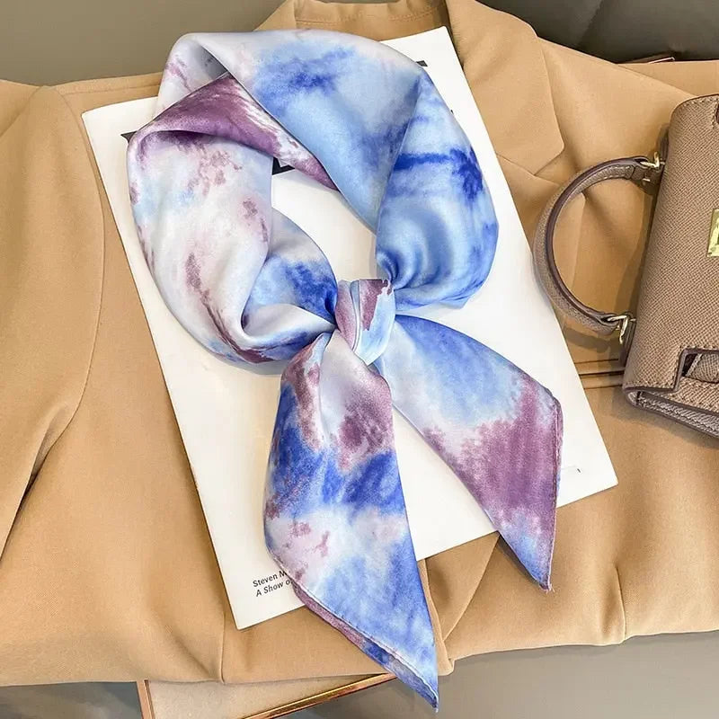 Saturday Afternoon Silk Square Scarf