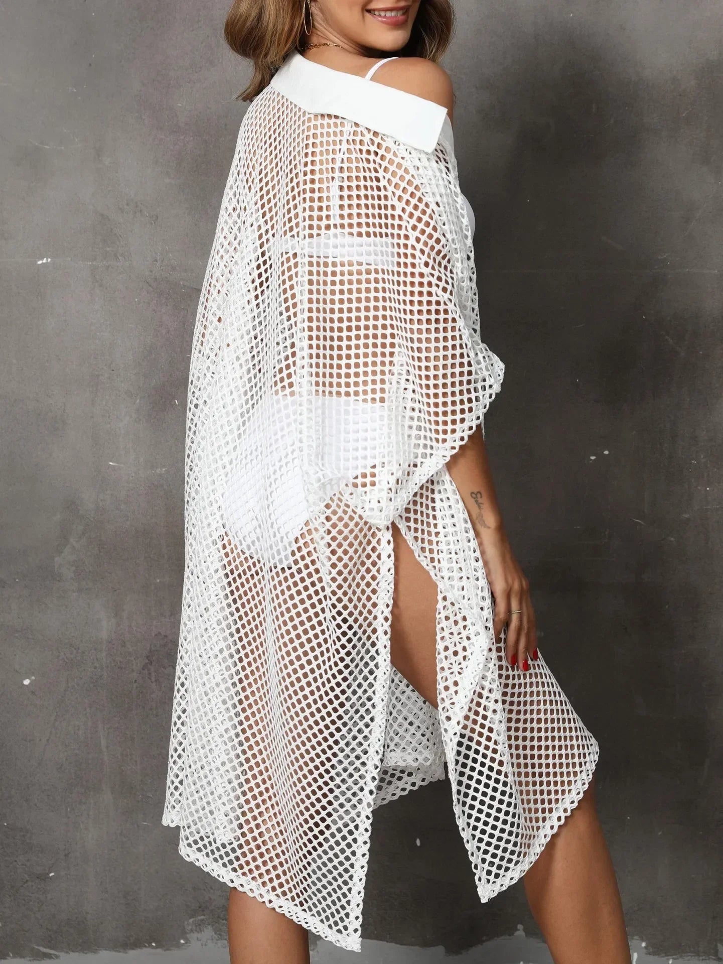 Prima Sexy Mesh Beach Kimono
