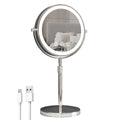 3X Magnifying Double Mirror with LED Light
