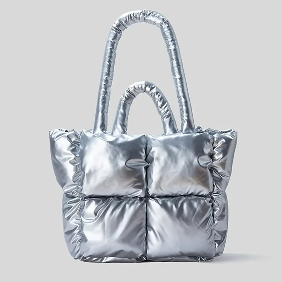 Large Tote Padded Handbag