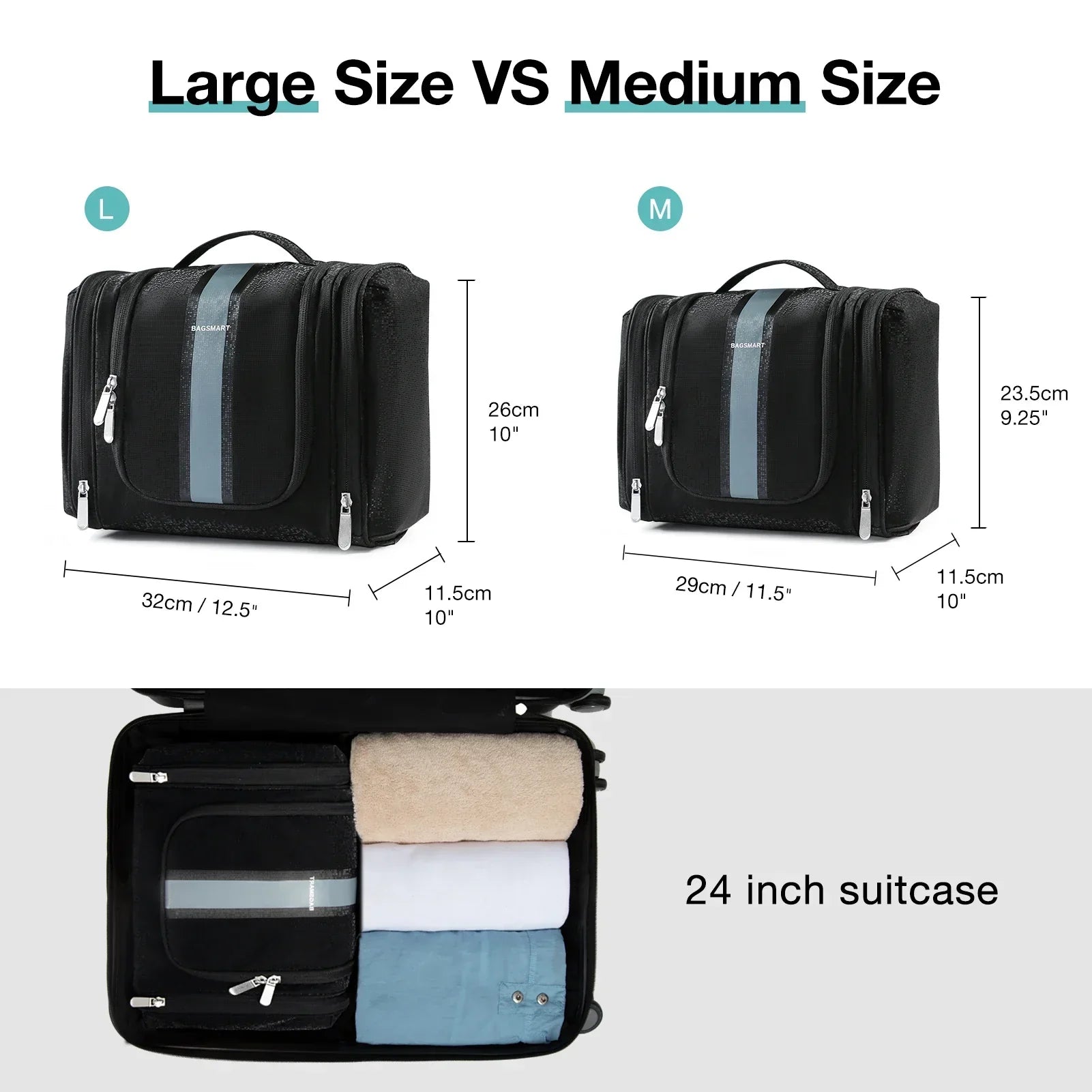 Travel Organizer Hanging Makeup Bag