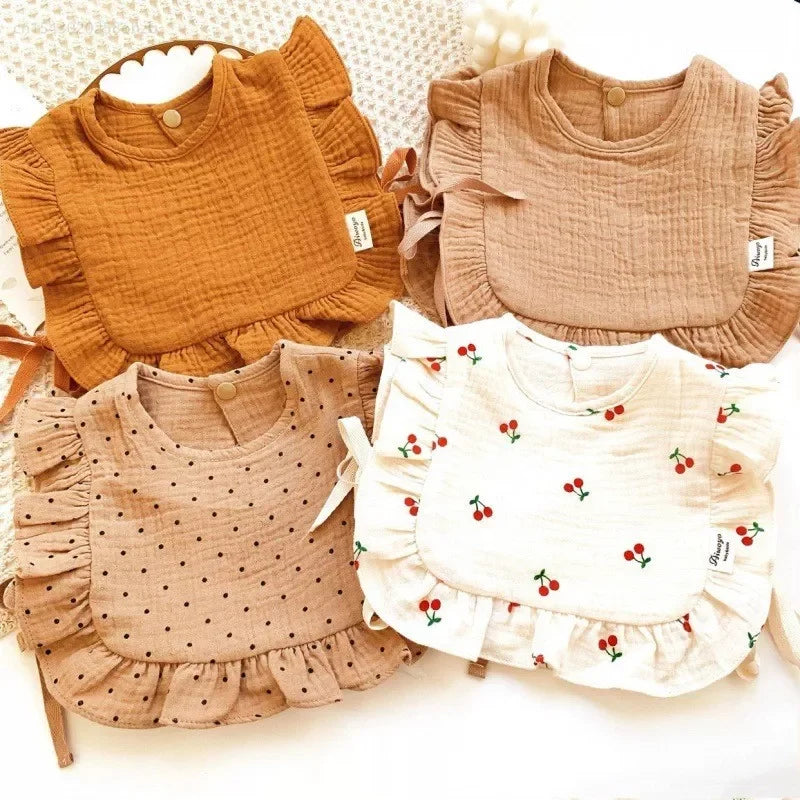 LUXBABY Newborn Bibs