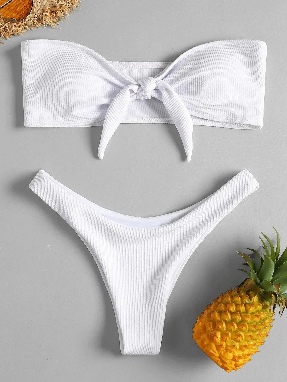 Swimsuit 2024 New Summer Women Bikini Sexy Swimwear Set Packwork Brazilian Bathing Beachwear Swimming Bathing Suit Women
