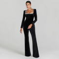 Women's Black Bandage Jumpsuit