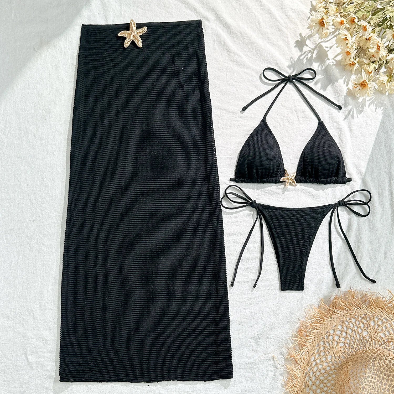 Tulum Bikini + Skirt Set ￼