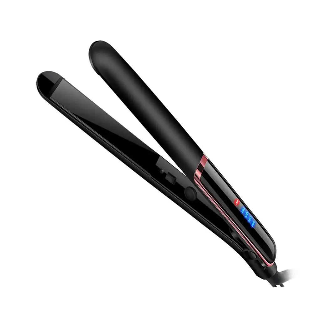 Professional Hair Straightener Ceramic Ionic Fast Heat-Up Ion Negative Hair Iron Iron Display Straightener Hair Lcd Flat X5P2
