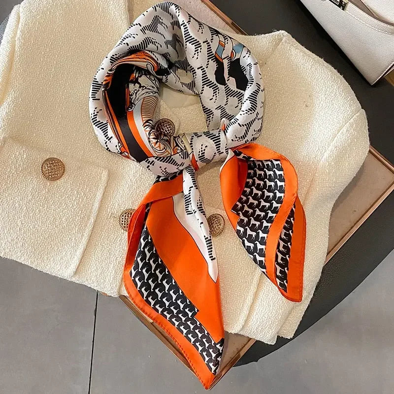 Saturday Afternoon Silk Square Scarf