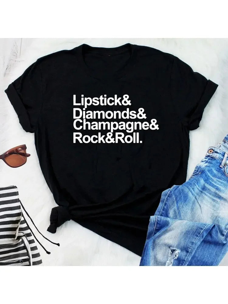 Trending Women Streetwear Short Sleeve T-Shirt