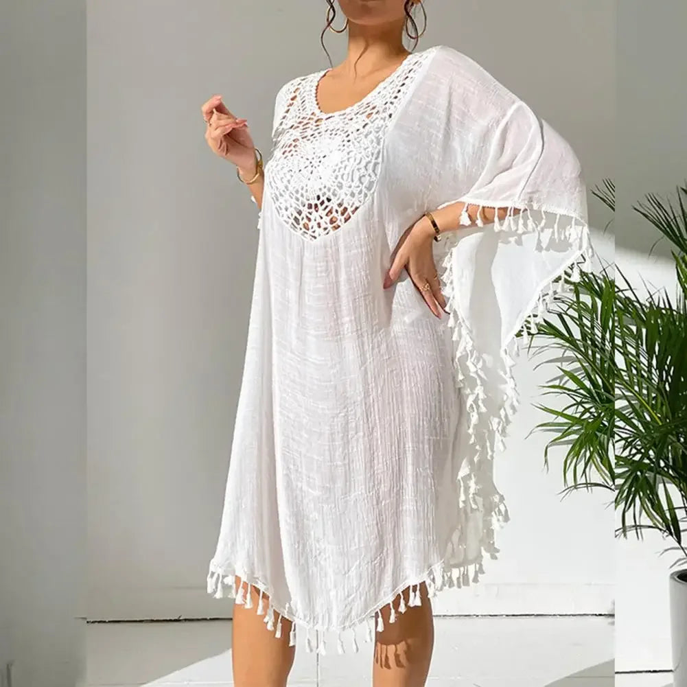 Nadia Fringed Bikini Cover Up