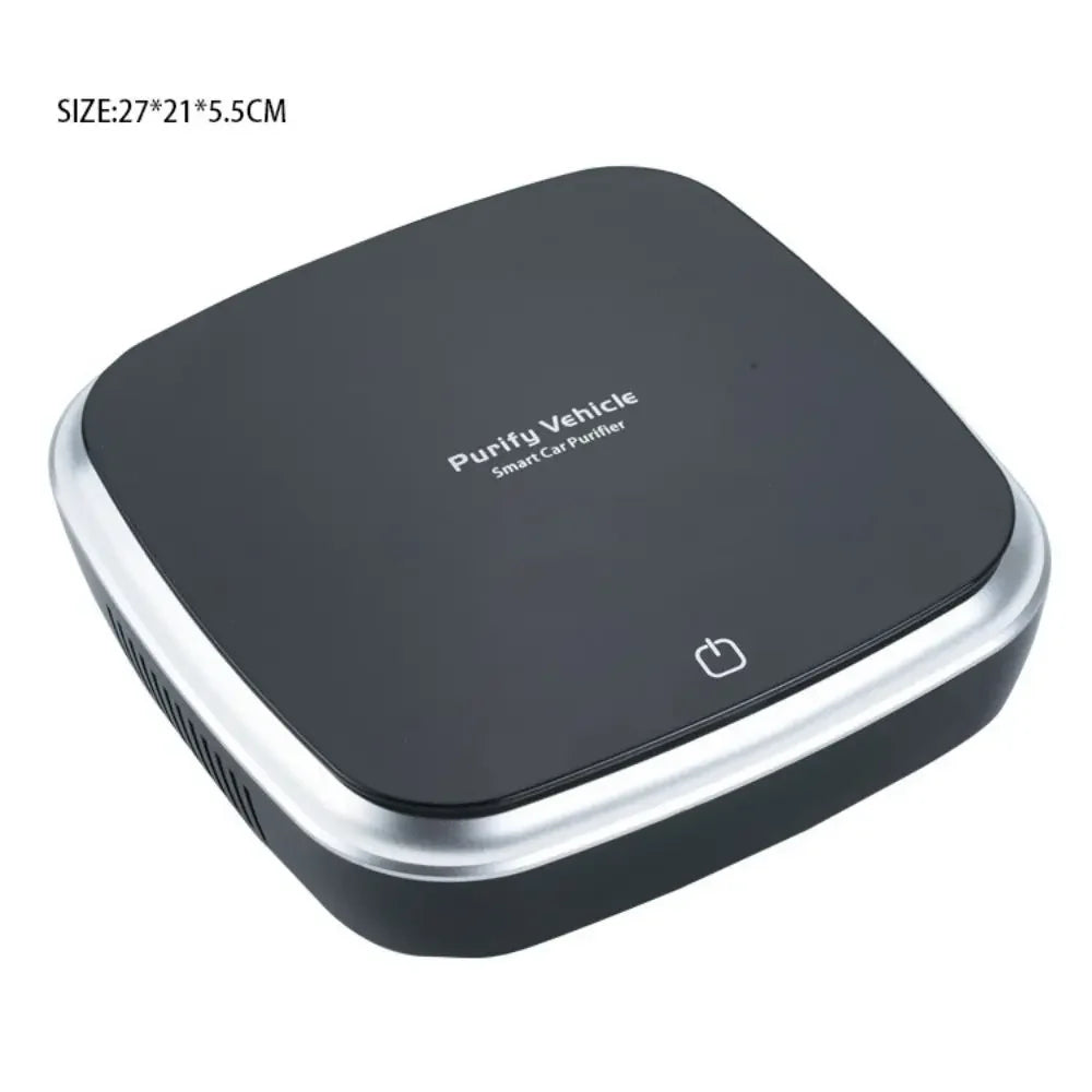 Car Air Purifier Solar Usb Oxygen Cleaner Ozone Generator Air Purifier HEPA Filter Smoke Remover Smart Gadgets Car Supplies