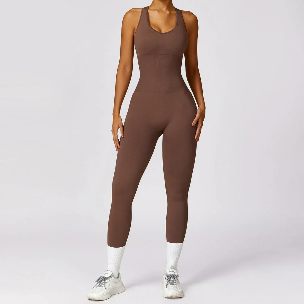 Seamless Gym Sport Jumpsuit