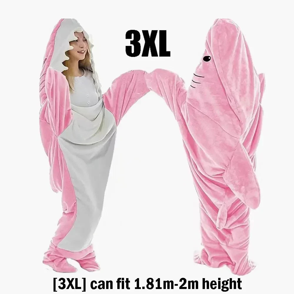 TikTok Kids Shark Blanket Onesie